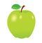 Fresh bright green apple