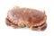 Fresh brown crab or atlantic edible crab on white