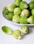 Fresh brussel sprouts