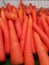 The fresh carrot good vitamins and healthy