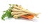 Fresh carrot and parsley with root