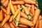 Fresh carrot vegetable close up image and rabbit lover vegetable