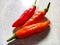 Fresh cayenne pepper. Commonly used to make Fresh cayenne pepper. Commonly used to make chili sauce