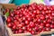 Fresh cherry for sale in fruit market