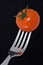 Fresh Cherry Tomato on a Fork