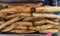 Fresh close-up of lotus root for food processing