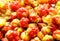 Fresh cloudberries on plate