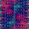 Fresh Color Glitch Effect Squares Graphic Background