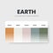 Fresh color matching palettes or color schemes are trends combinations and palette guides this year; table color shades in RGB or