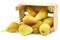 Fresh and colorful `Forelle` pears