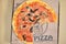 Fresh cooked stone baked Neapolitan pizza, authentic Italian cuisine