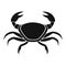 Fresh crab icon, simple style