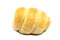 Fresh cream cornet bread - isolated on white background