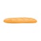 Fresh crisp bread baguette bun loaf stock vector illustration isolated on white background - Vector