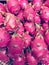 Fresh dragon fruit sell in the market