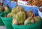 Fresh durian at street market