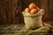 Fresh eggs on wooden background from farm and prepare for cook in kitchen room, Organic food and clean food for healthy