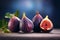 Fresh figs healthy food background