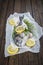 Fresh fish with lemon herbs and spices to cook