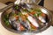 Fresh fish on a platter in senegal