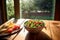 Fresh and Flavorful Guacamole and Salsa on Rustic Table