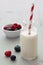 Fresh fruit milk