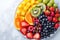 Fresh Fruit Platter, Healthy Eating Concept