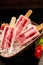 Fresh fruit popsicles made with strawberries
