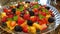 Fresh fruit salad a healthy, colorful, and refreshing