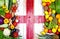 Fresh fruits and vegetables from England