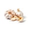 Fresh garlic heads and garlic cloves ingredient for cooking isolated with white background Generative AI Illustration