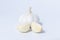 Fresh garlic herb food on a white background.This culinary ingredient adds natural flavor and aroma to your meals. Ideal for