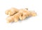 Fresh ginger on white background,raw material