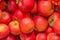 Fresh, gorgeous, ripe red apples as background