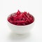 Fresh grated beetroot salad