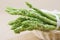 Fresh green asparagus