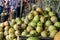 Fresh green coconut fruit Bangkok, Thailand, Kuala Lumpur, Malaysia