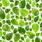 Fresh green leaves seamless background pattern