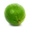 Fresh green lime fruit isolated healthy food