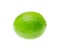 Fresh Green Lime Isolated on White Background. Vector Illustration.