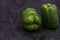 Fresh green organic green capsicum