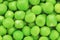 Fresh green peas background texture