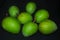 Fresh green and ripe harivanga mango fruit