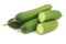 Fresh green snack cucumbers