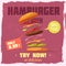 Fresh Hamburger Poster