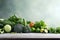 Fresh and healthy veggies background, fresh raw vegetable