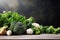 Fresh and healthy veggies background, fresh raw vegetable