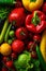 fresh healthy water close-up vegetarian tomato drop food green organic vegetable background. Generative AI.