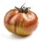 Fresh heirloom tomato isolated on a white background