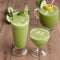 Fresh home made avocado drink makes you healthy